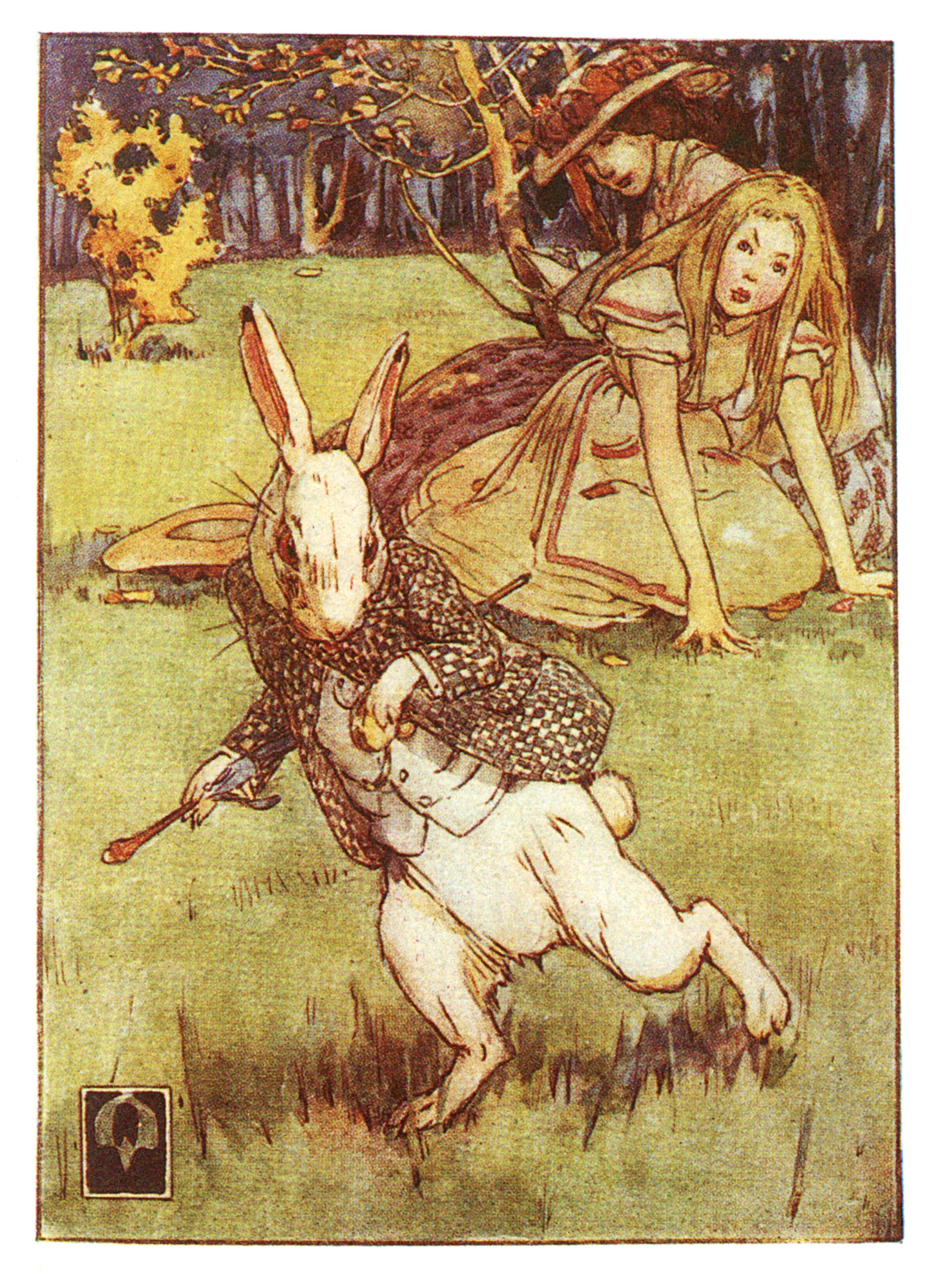 Alice B. Woodward — Suddenly a white rabbit ran by