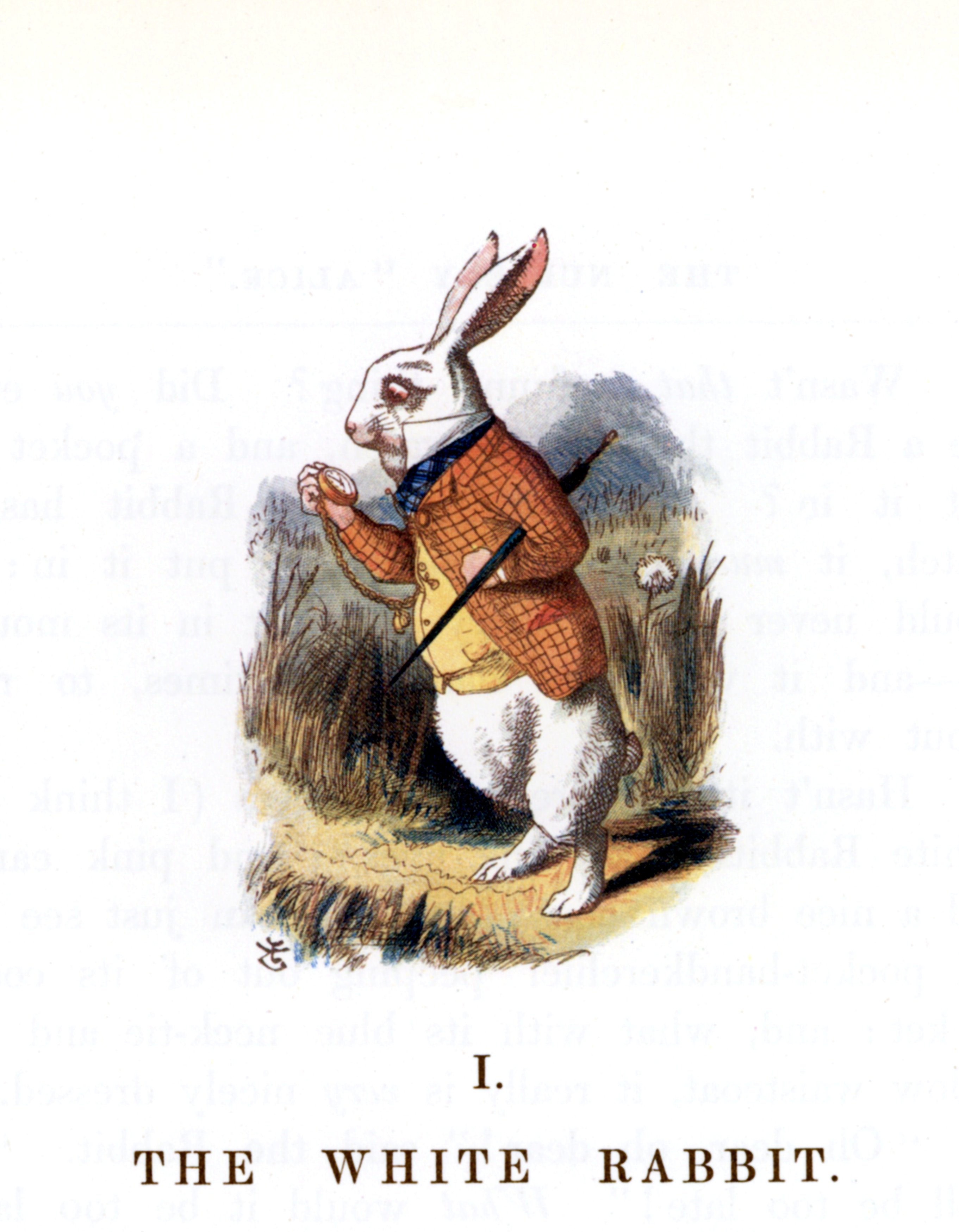 John Tenniel (colorized E.G. Thomson) — The White Rabbit