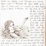 Lewis Carroll — Alice swimming with the Mouse