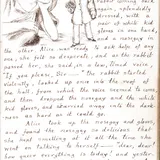 Lewis Carroll — White Rabbit ordering Alice about