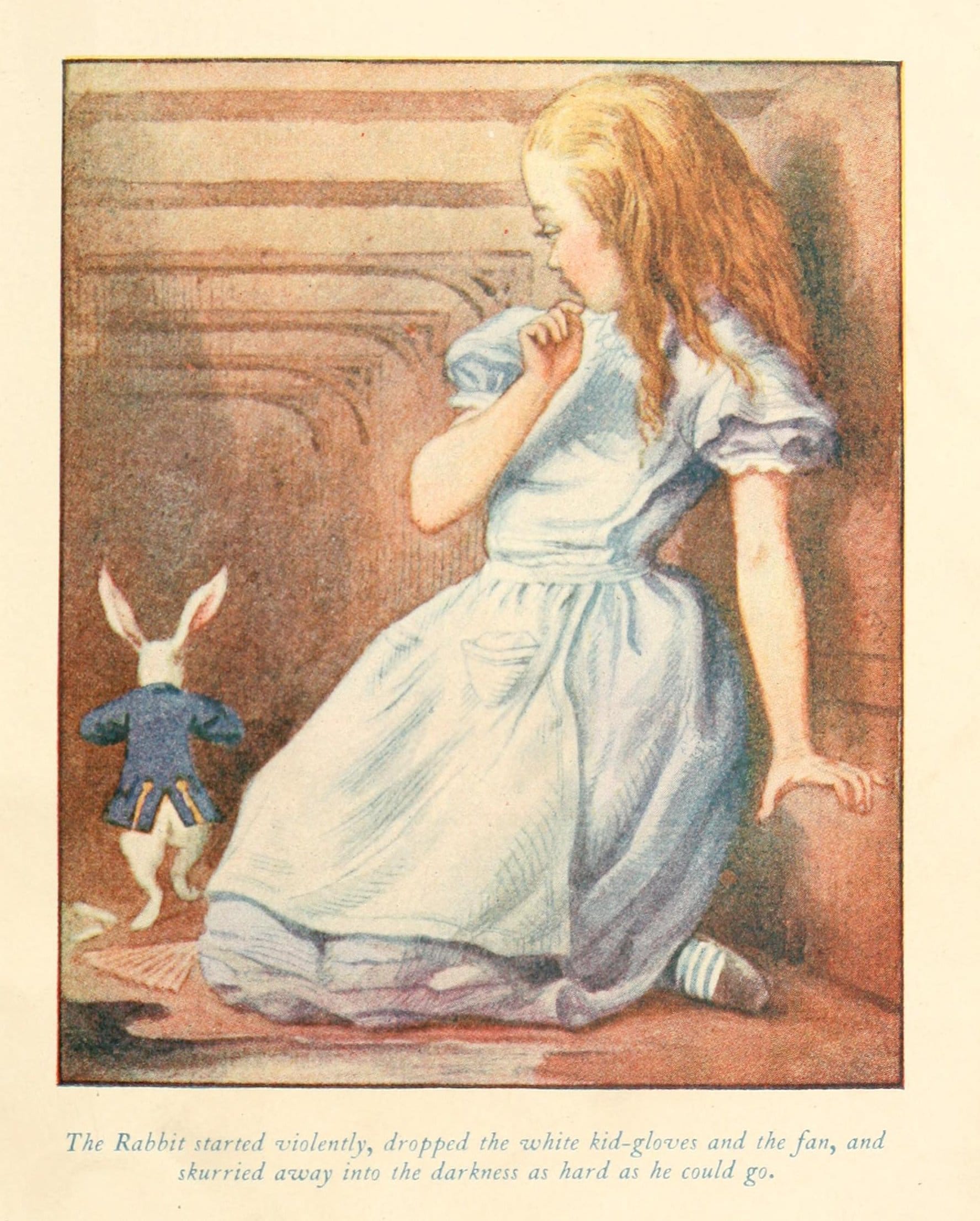John Tenniel & Harry Theaker — Rabbit started violently
