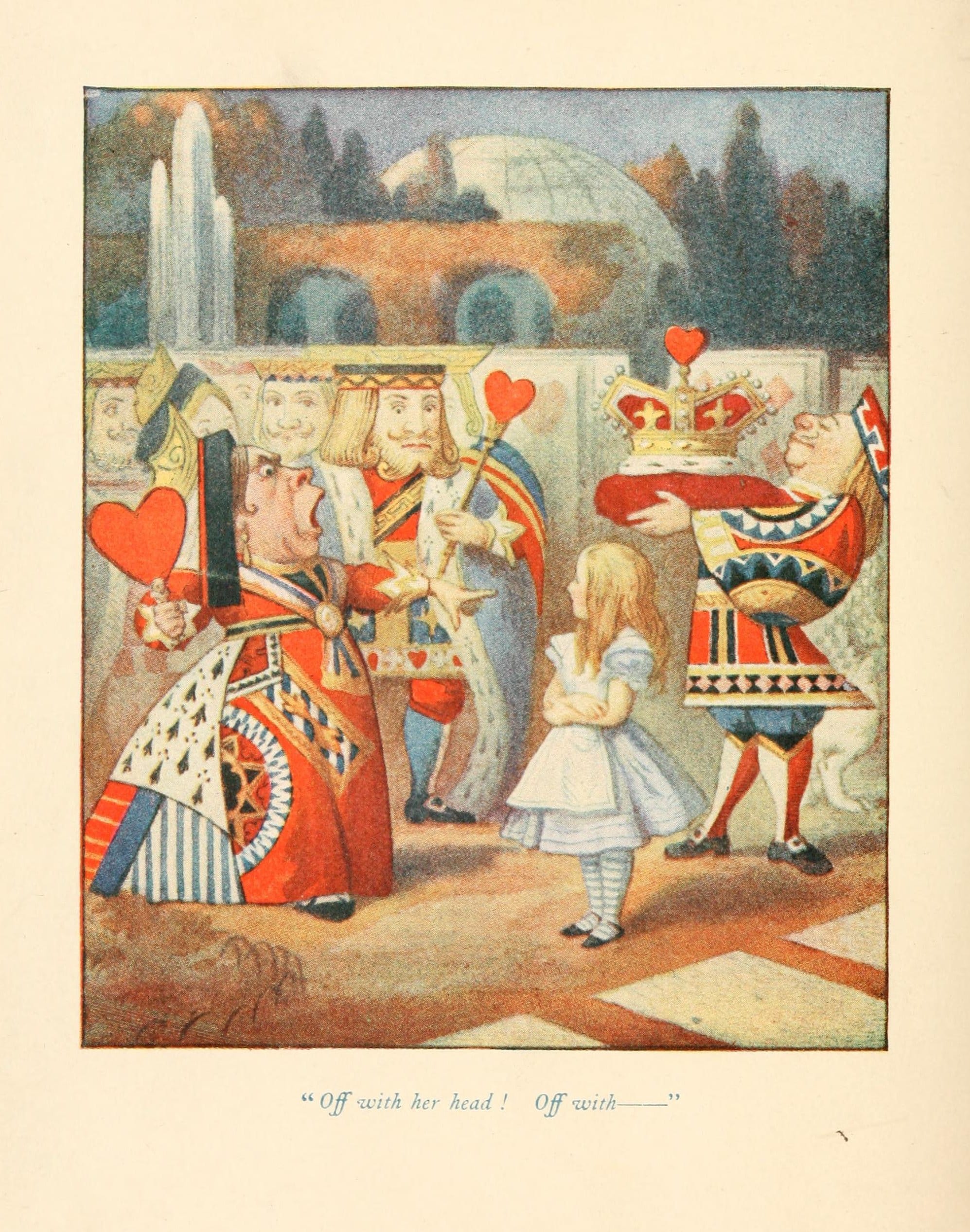 John Tenniel & Harry Theaker — Off with her head