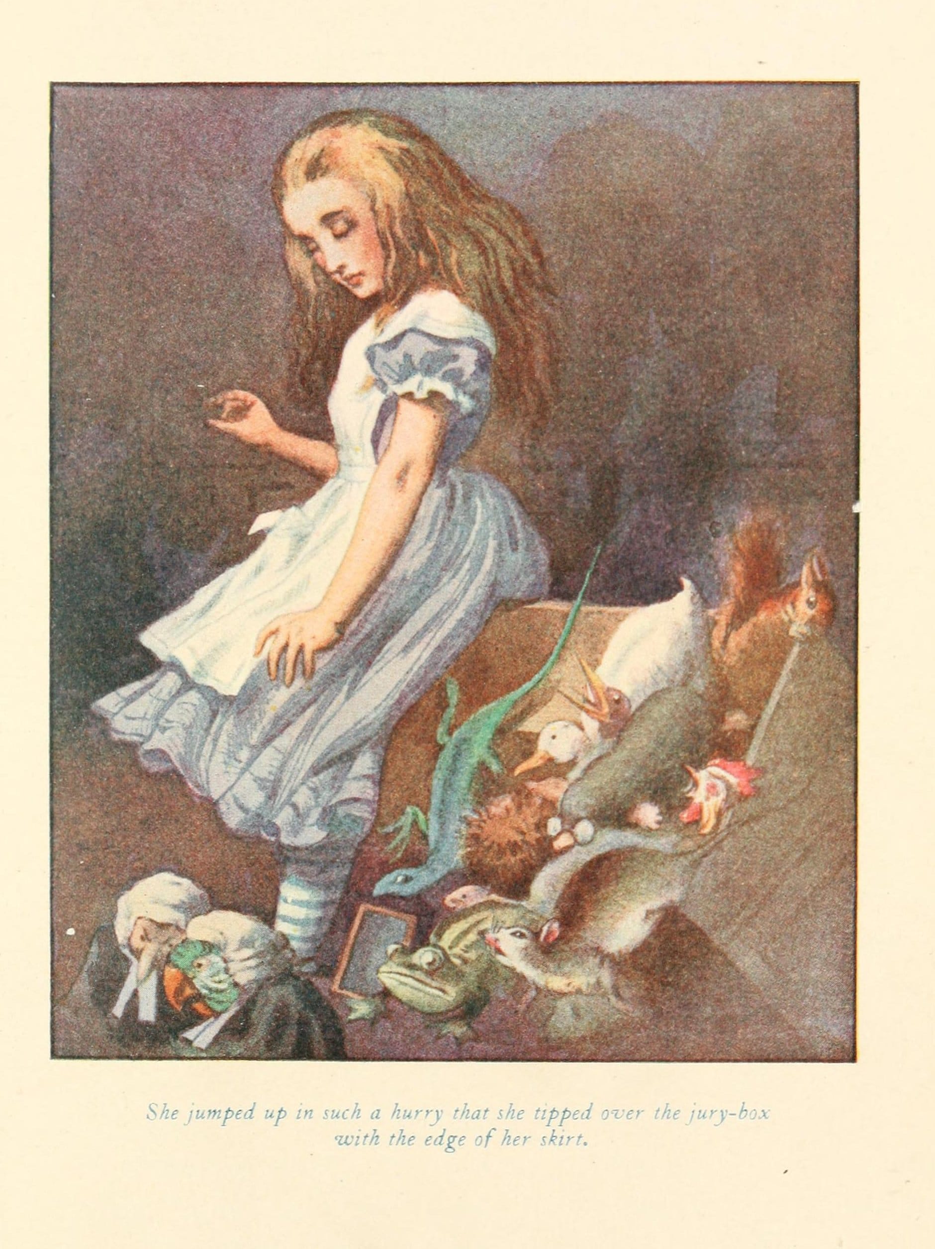 John Tenniel & Harry Theaker — Tipped over jury box