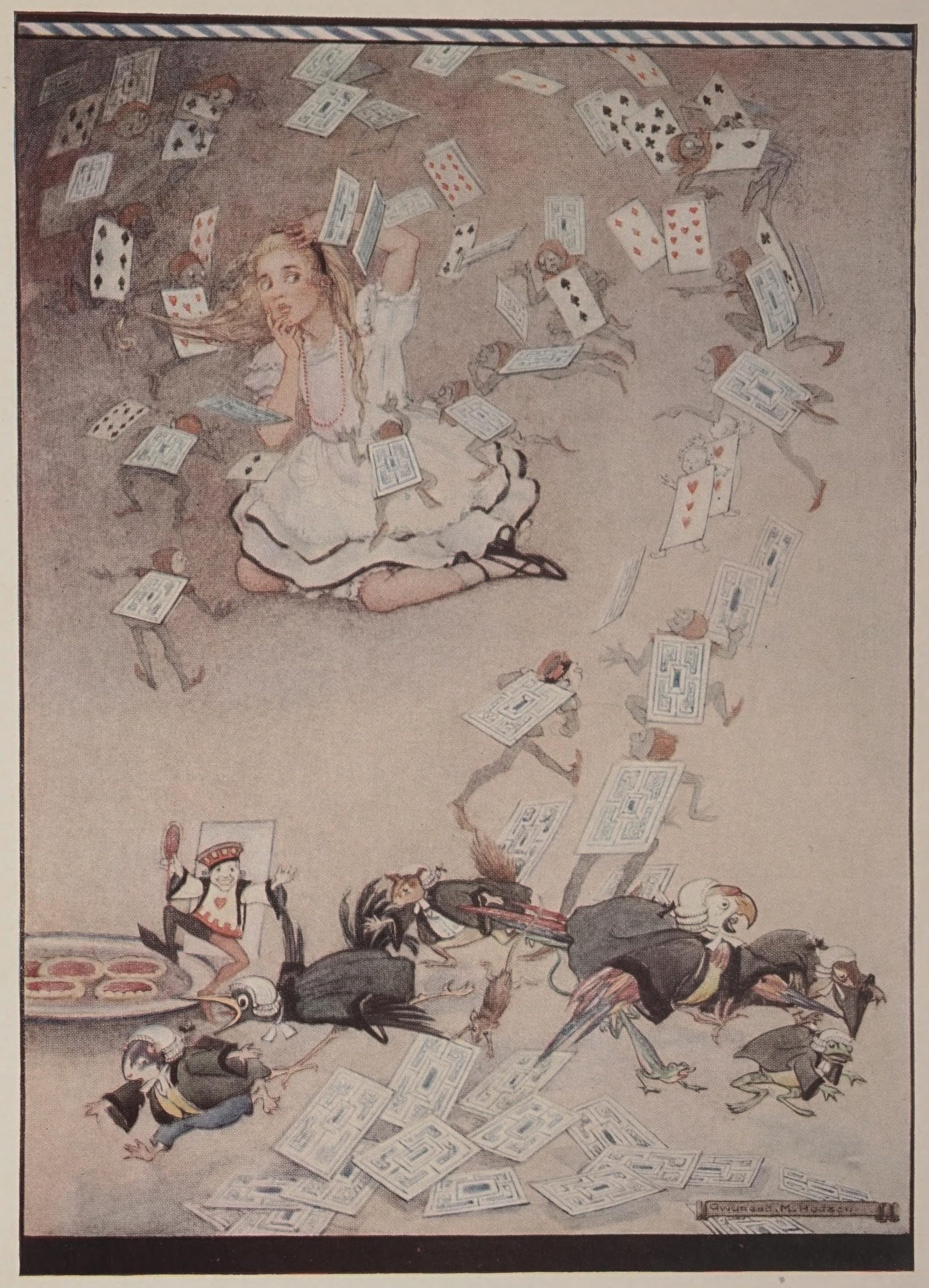 Gwynedd Hudson — Cards rose into the air