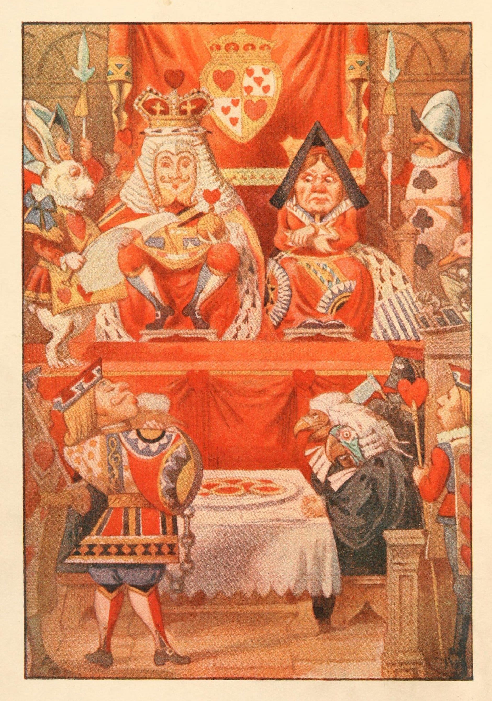 John Tenniel & Harry Theaker — King & Queen of Hearts